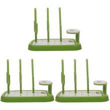 3Pcs Large Capacity Baby Bottle Drying Rack PP Safe Material Holder