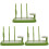 3Pcs Large Capacity Baby Bottle Drying Rack PP Safe Material Holder 1