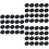 60Pcs Black Costume Metal Buttons Simple Flat Design for Sewing 5