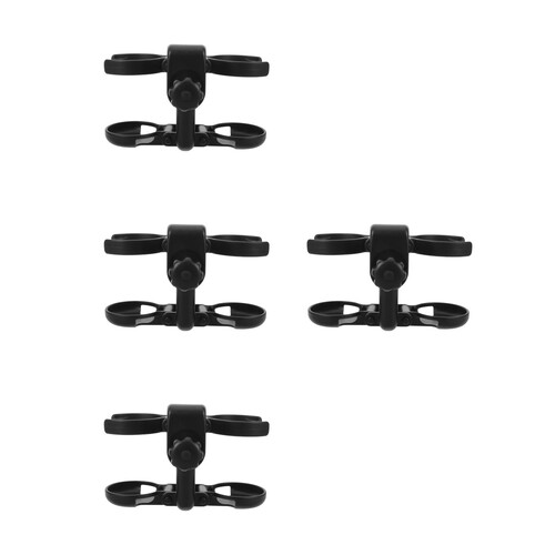 4Pcs Universal Stroller Drink Holders Black ABS for Pram Walker Travel 1