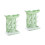 2Pcs Baby Bottle Rack Dryer Light Green Plastic Multipurpose Storage 3