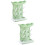 2Pcs Baby Bottle Rack Dryer Light Green Plastic Multipurpose Storage 6
