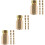 3St Koperen Auto Remleiding Connector 3/16 Remdruk Fitting 4