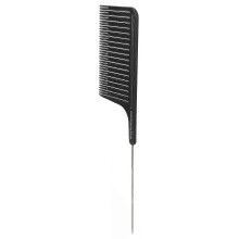 Hair Highlight Comb Hair Salon Hair Dye Professional Comb Hair Stylist Stainless Steel Rat Tail Comb Black