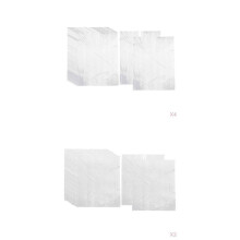 300X Disposable Hair Cutting Cape Salon Coloring