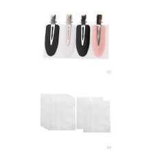 200 Waterproof Disposable Hair Cutting Cape Gown Hairdresser Apron+ 16