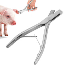 Pig Ear Notcher Stainless Steel UShaped Livestock Ear Tagging Tool with Precise Alignment for Pigs and Sheep
