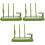 3Pcs Large Capacity Baby Bottle Drying Rack PP Safe Material Holder 2