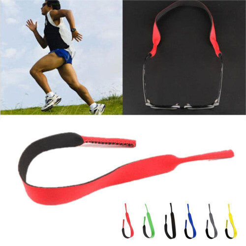 6pcs Elastic Eyeglass Strap Set for Sports, Soft Stretch Fabric, Assorted Colors, Secure Fit Design 2