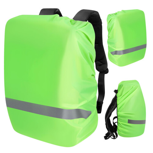 3pcs Waterproof Backpack Rain Cover with  Visibility Reflective Panel for Hiking and Camping