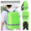 3pcs Waterproof Backpack Rain Cover with  Visibility Reflective Panel for Hiking and Camping 3