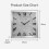 Silver Square Crystal Wall Clock 45cm Decor 6