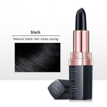 (01 black) 3 Seconds Hair Dye Stick Hair Color Cream Cover White Hair Cream  Hair Dye Pen Lipstick-style Modify