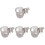 4Pièces Support De Boissons Transparent Pour Poussette En ABS Durable 1