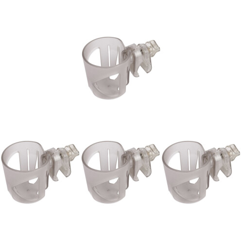 4Pièces Support De Boissons Transparent Pour Poussette En ABS Durable