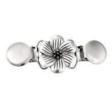 Stilvoller Alloy Clip Silberfarbener Collar Clip Für Kleidung