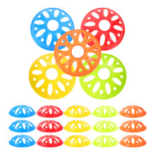 20Pcs Lightweight Pe Football Marker Cones for Outdoor Sports Training