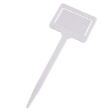 Plastic Gardening Labels, Succulent Labels, Insert Gardening Labels, Signage Plates White