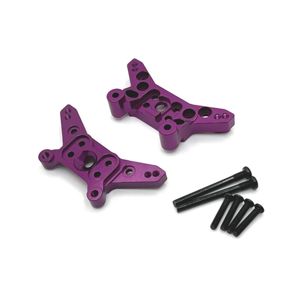 Tauoh Aluminum Front Rear Shock Tower Shock Bracket Mount For Mjx 1/14 14209 14210 Rc Car Upgrade Parts