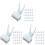 150Pcs Plastic Parrot Cage Food Holders White for Foraging Use 1