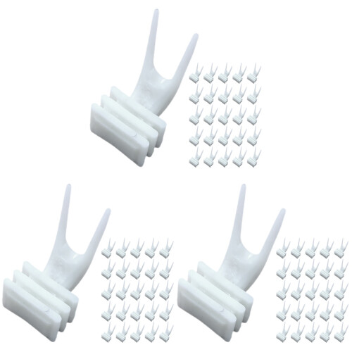 150Pcs Plastic Parrot Cage Food Holders White for Foraging Use
