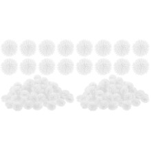 200Pcs White Flower Aroma Diffuser Pe Material for Indoor and Car