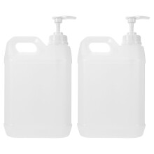 2Pcs Clear Plastic Shower Dispensers for Shampoo Conditioner Body Wash