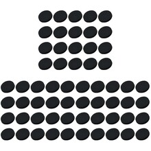 60Pcs Black Fashion Metal Buttons Durable Alloy Clothes Sewing