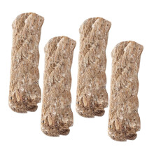 4Pcs Fire Starter Rope with Easy Ignition, Wind Resistant Natural Jute Cord for Camping and Grills