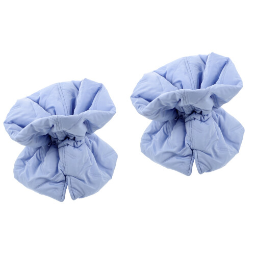 2Pcs Durable Sky-Blue Cat Cone Collar Adjustable for Post-Surgery Care 2