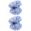 2Pcs Durable Sky-Blue Cat Cone Collar Adjustable for Post-Surgery Care 4
