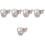 5Pcs Transparent ABS Stroller Cup Holder Universal Drinks Rack Durable 3