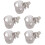 5Pcs Transparent ABS Stroller Cup Holder Universal Drinks Rack Durable 5