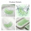 6Paren Groene Plastic Dubbele Ooglidgel Patch Voor Thuis Koelcomfort 1