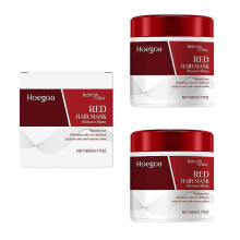 (2pcs) 1-3x Color Depositing Red Hair Mask Color Boosting Conditioner, Hydrates and Enhances Red Tones for Color-Treated Dyed Hair