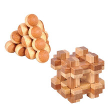 Wooden Lock Kongmingsuo Intelligence Suo Fancy Toy Adult Level 10 High Difficulty C
