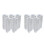 2000Pcs Portable Disposable Urine Cups White for Storage and Testing 3