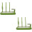 2Pièces Égouttoir Multifonction Portable PP Pour 5