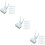 150Pcs Multifunctional White for Parrot Feeding 8