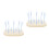 2Pcs White Baby Bottle Rack with Detachable Pegs for Efficient Drying 4