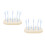 2Pcs White Baby Bottle Rack with Detachable Pegs for Efficient Drying 5