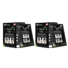 (2PCS) 1/2/3PCS Dexe Black Hair Shampoo 5-Min Instant Hair Dye for Men Women Black Color