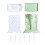 2Pcs Baby Bottle Drying Rack Sturdy Plastic Storage Holder for Bottles 9