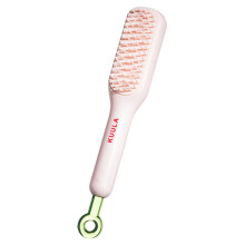 (Pink) Anti-Static Massage Comb Hair e-Key Quick Cleaning Hair Brush Massage Comb for Salon Hairdressing Styling Tools