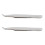 2X Anti-Static Tweezer Maintenance Tool Curved Pointed Stainless Steel 1