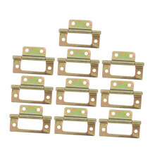 10pcs Cabinet Door Hinges HeavyDuty Iron Small Metal Hinges Easy Installation for Furniture Use