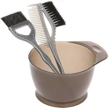 Hair Dye Kit, Hair Coloring Kit, Comb Brush Bowl for Hair Coloring Bleaching Dye