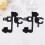 4Pcs Sturdy Black Stroller Cup Holder Easy Install 7