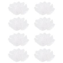 80 Pezzi Bianco Naturale Piuma Dello Struzzo 20-25cm DIY Sposa