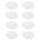 80 Pieces White Natural Ostrich Feather 20-25cm Wedding DIY 1